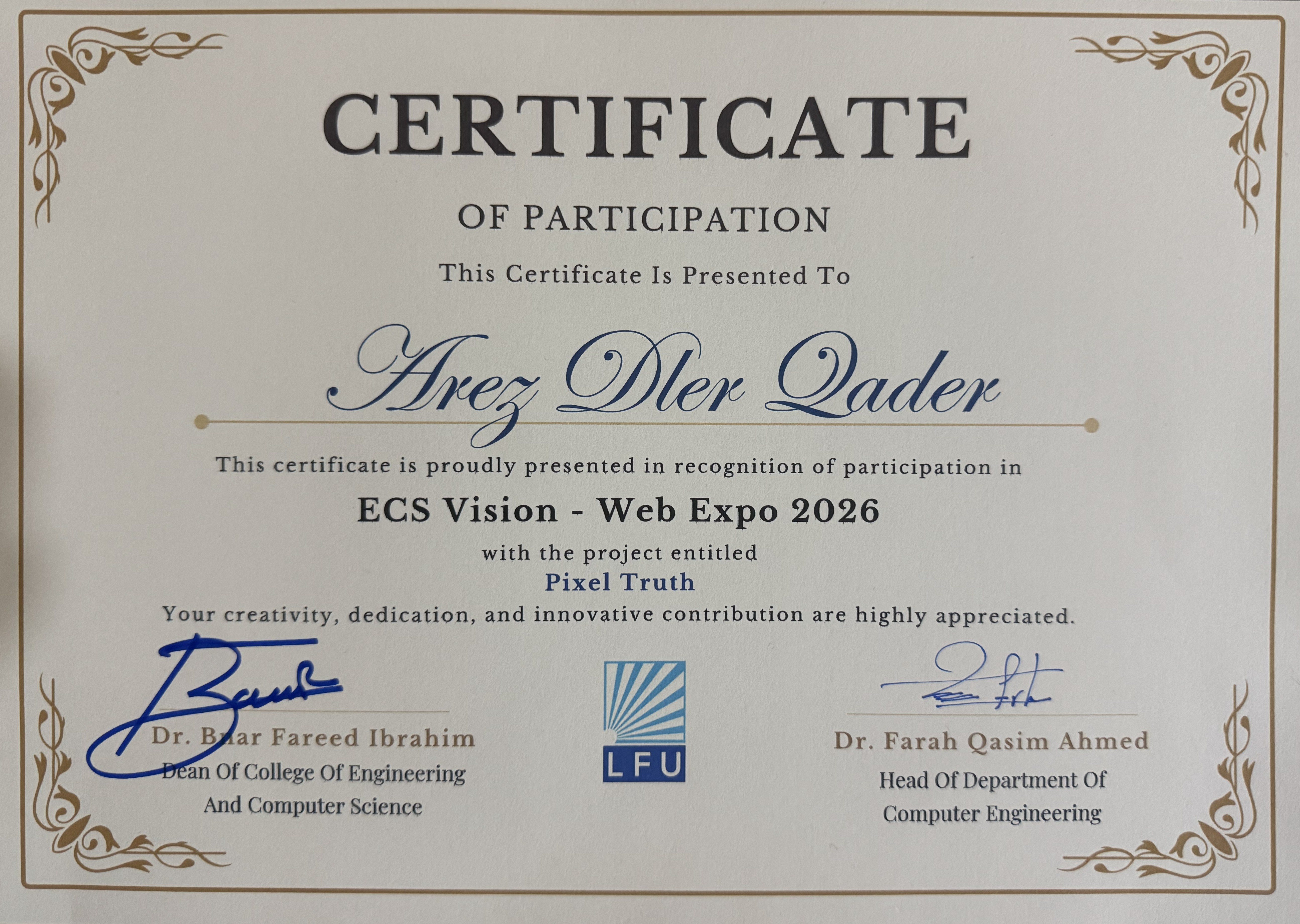 Certificate 8 